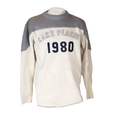 100% Cotton Grey & Bone LP Football Sweater By TDalton Clothing