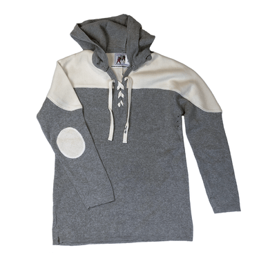 Grey Classic Hockey Sweater by TDalton Clothing 100% COTTON PRE-SHRUNK WASHER DRYER
