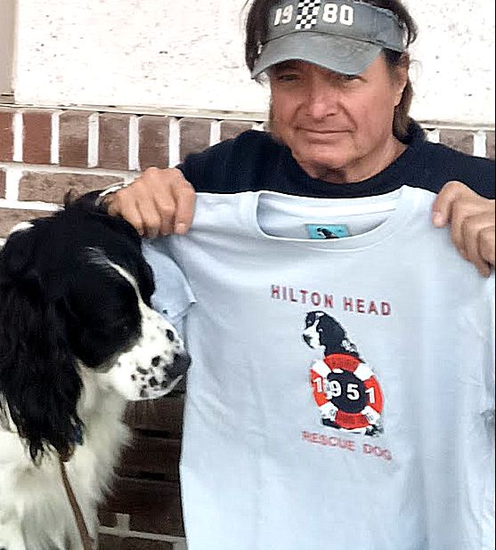 Kids White Rescue Dog T-Shirt
