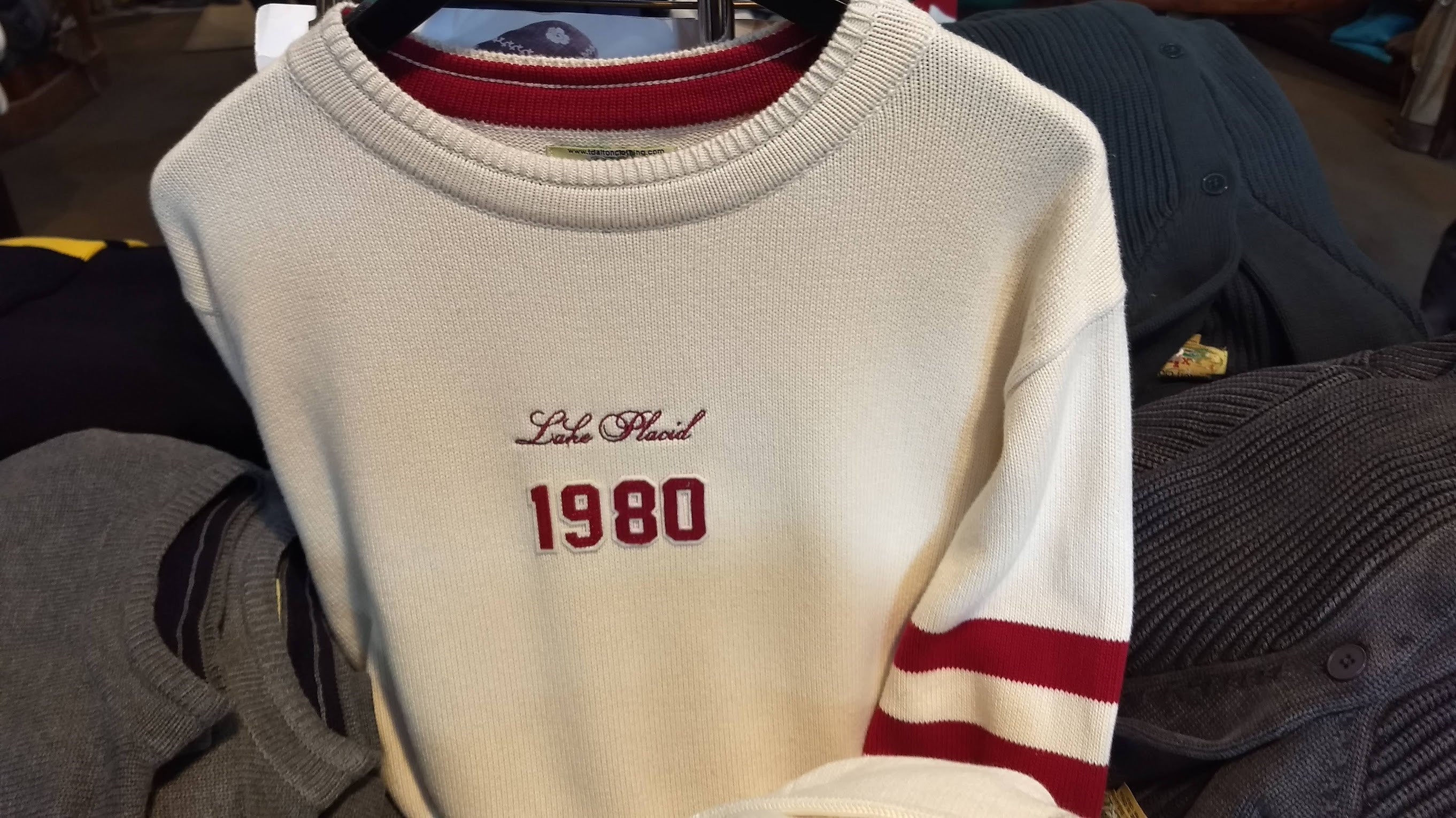 Natural Lake Placid 1980 Sport Sweater