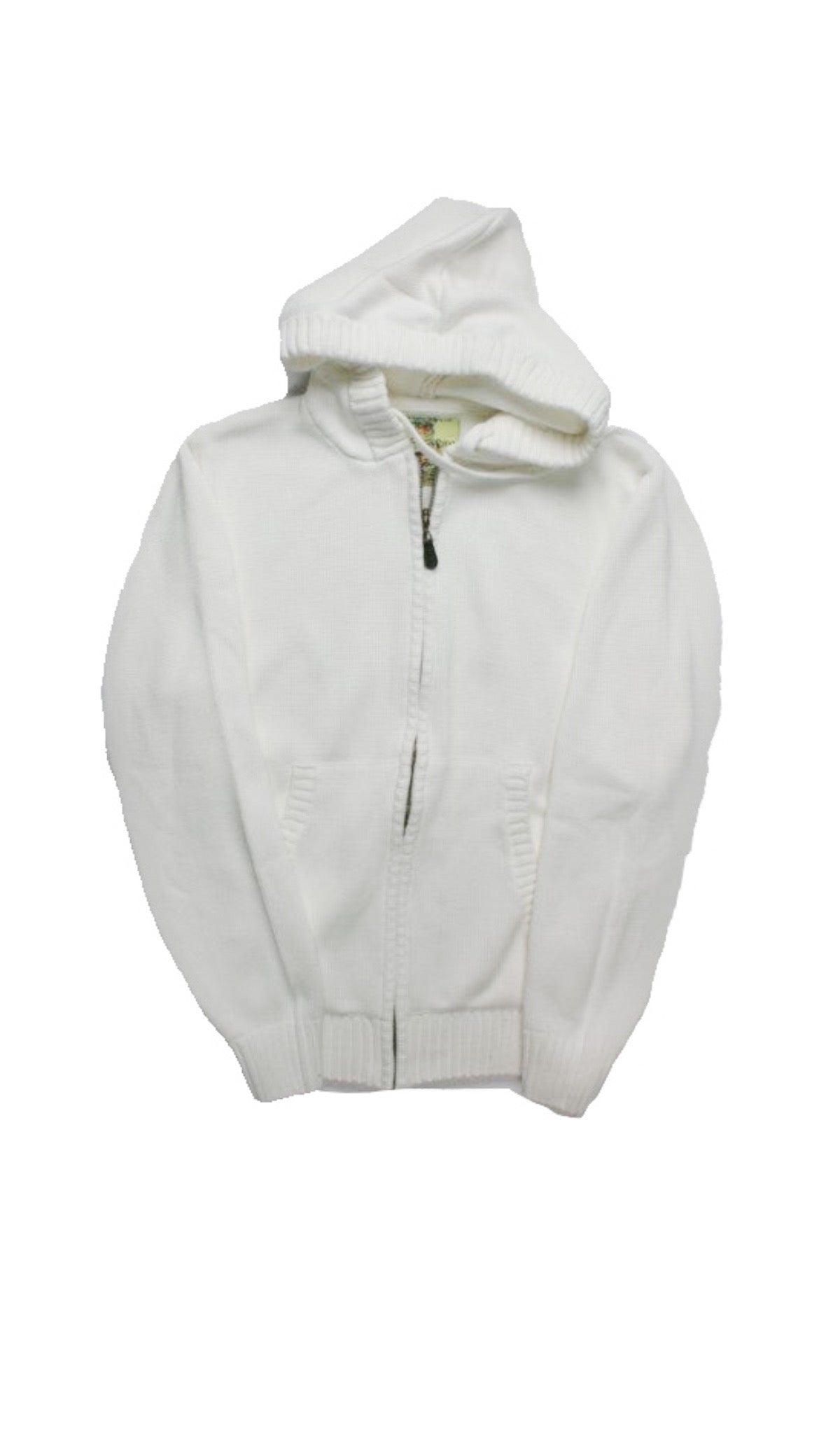 Pigment Dyed Full Zip Sweater