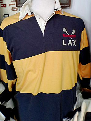 Navy and Gold Rugby Shirt