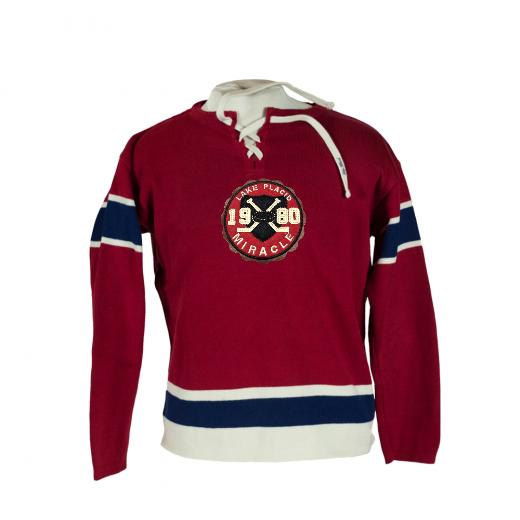 Red and Navy Hockey Sweater