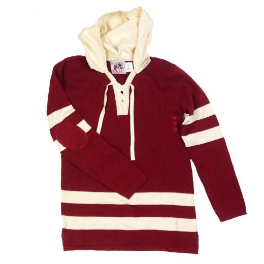 Red Stripe Hockey Sweater