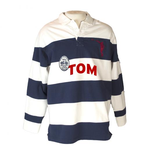 Navy Stripe Rugby Shirt