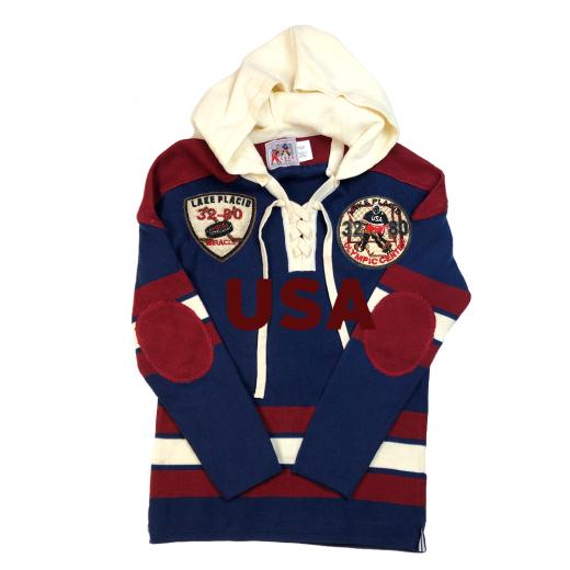 Navy & Red Hockey Sweater