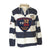 Navy Lace-Up Rugby Shirt by T Dalton Clothing