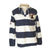 Navy Lace-Up Rugby Shirt by T Dalton Clothing