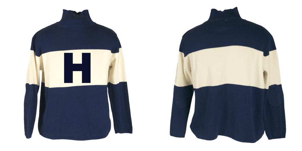 Navy Hockey Turtleneck Sweater