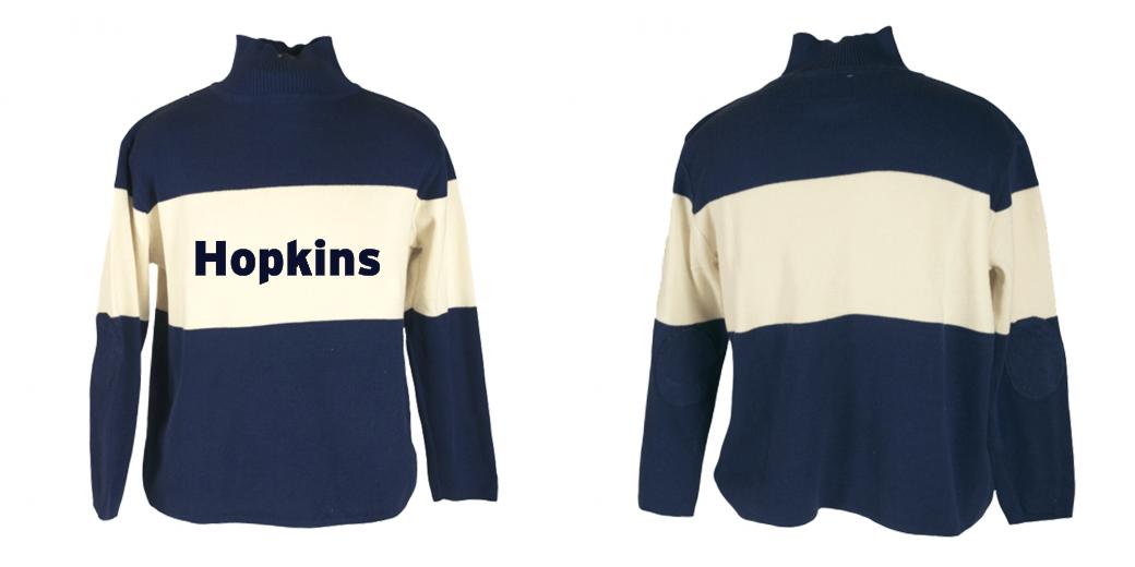 Navy Hockey Turtleneck Sweater