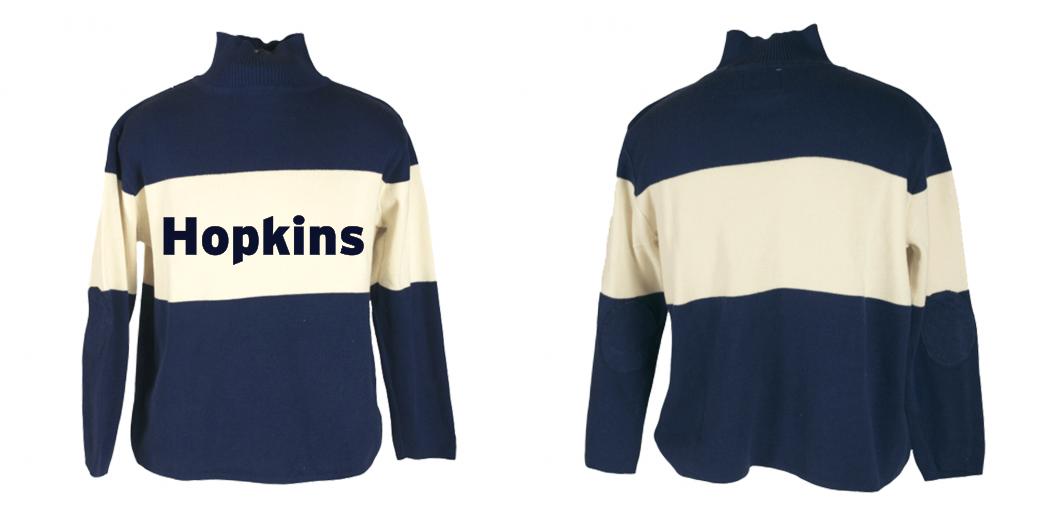 Navy Hockey Turtleneck Sweater