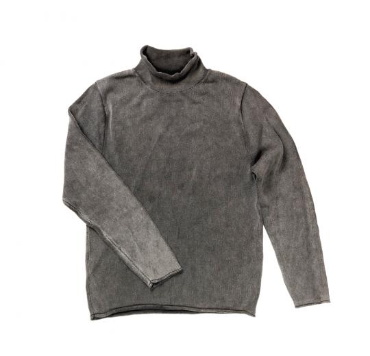 100% Cotton Pigment Dyed Rollneck Sweater by TDalton Clothing
