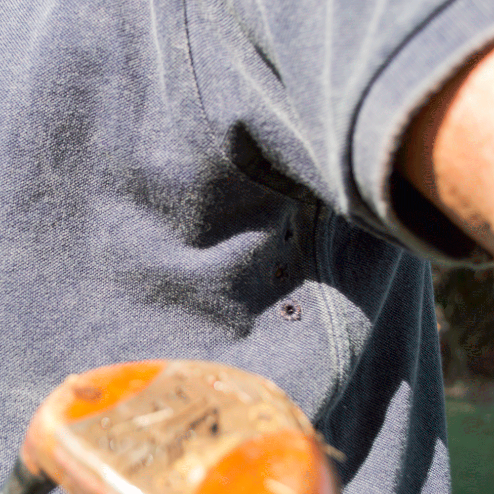 Navy Stone Washed Polo