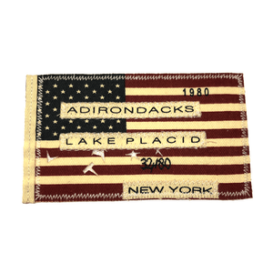 Vintage Lake Placid American Flag Patch (Not for sale by themselves)