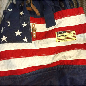 Classic American Flag Tote Bag by TDalton Clothing