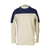 Navy and Bone Football Sweater by T Dalton Clothing