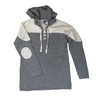 Grey Classic Hockey Sweater by TDalton Clothing 100% COTTON  PRE-SHRUNK  WASHER  DRYER