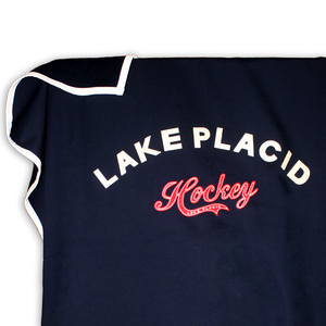 Lake Placid 100% Cotton Fleece Blanket by TDalton Clothing
