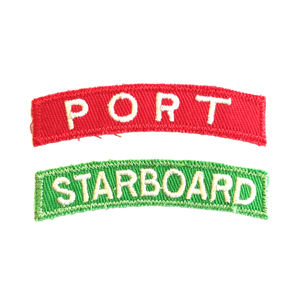 Port and Starboard Tag Patch (Not for sale by themselves)