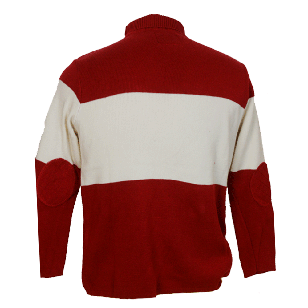 Red Hockey Turtleneck Sweater by TDalton Clothing 100% COTTON  PRE-SHRUNK and WASHER  DRYER Safe