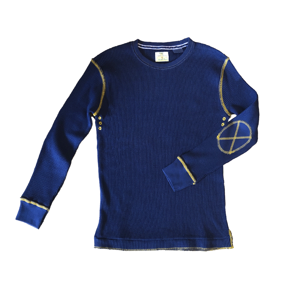 XLARGE THERMAL TEE 【NAVY】 M Ben Sherman Mens Thermal Sleeve Henley Shirt X-Large XL Navy