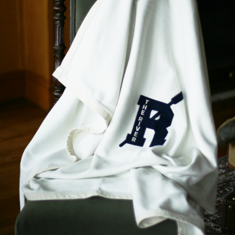 St. Lawrence River 100% Cotton Fleece Heavyweight Blanket by TDalton Clothing